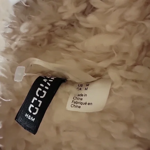 H&M Cream Teddy Jacket - Picture 4 of 7